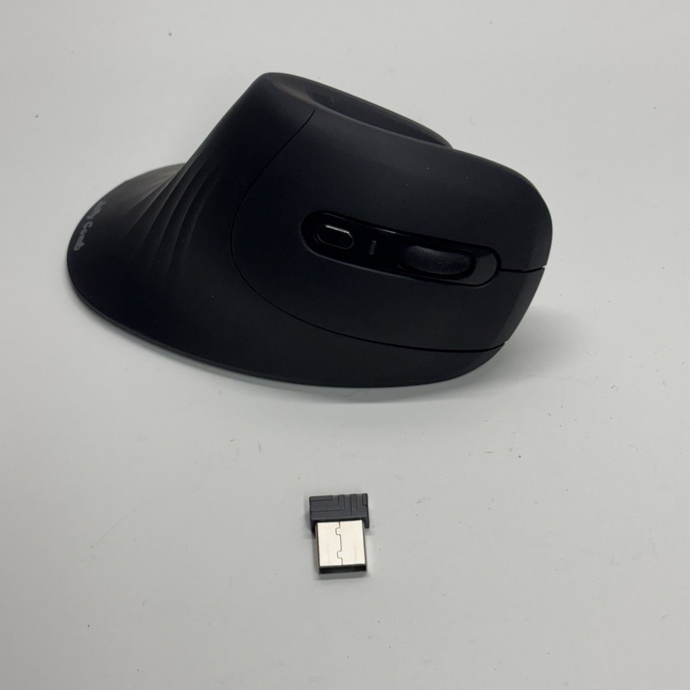 Jelly Comb MV045 Wireless Bluetooth / 2.4G Ergonomic Vertical Mouse Black Right
